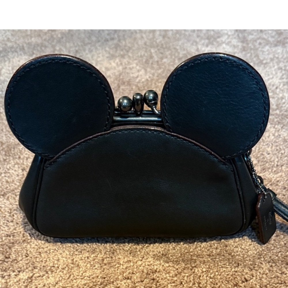 Coach x Disney Kiss-Lock “Mickey Mouse” Clutch/Wristlet